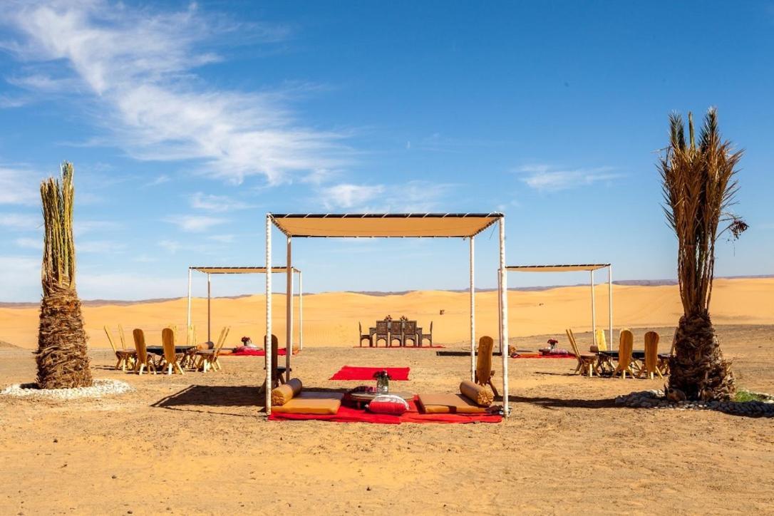 Hotel Lemnaouar Erg Camp Merzouga Exterior foto